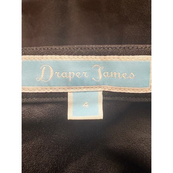 Draper James Women’s Black Mini Skirt A Line Bow Detail Side Zip size 4 - Picture 5 of 6